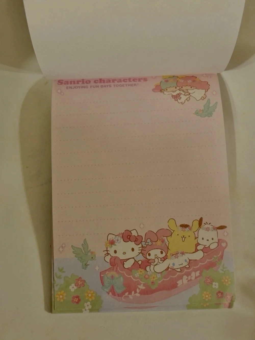 Sanrio Characters Large Volume Memo Pad Sticker Book Stationary Set from Japan